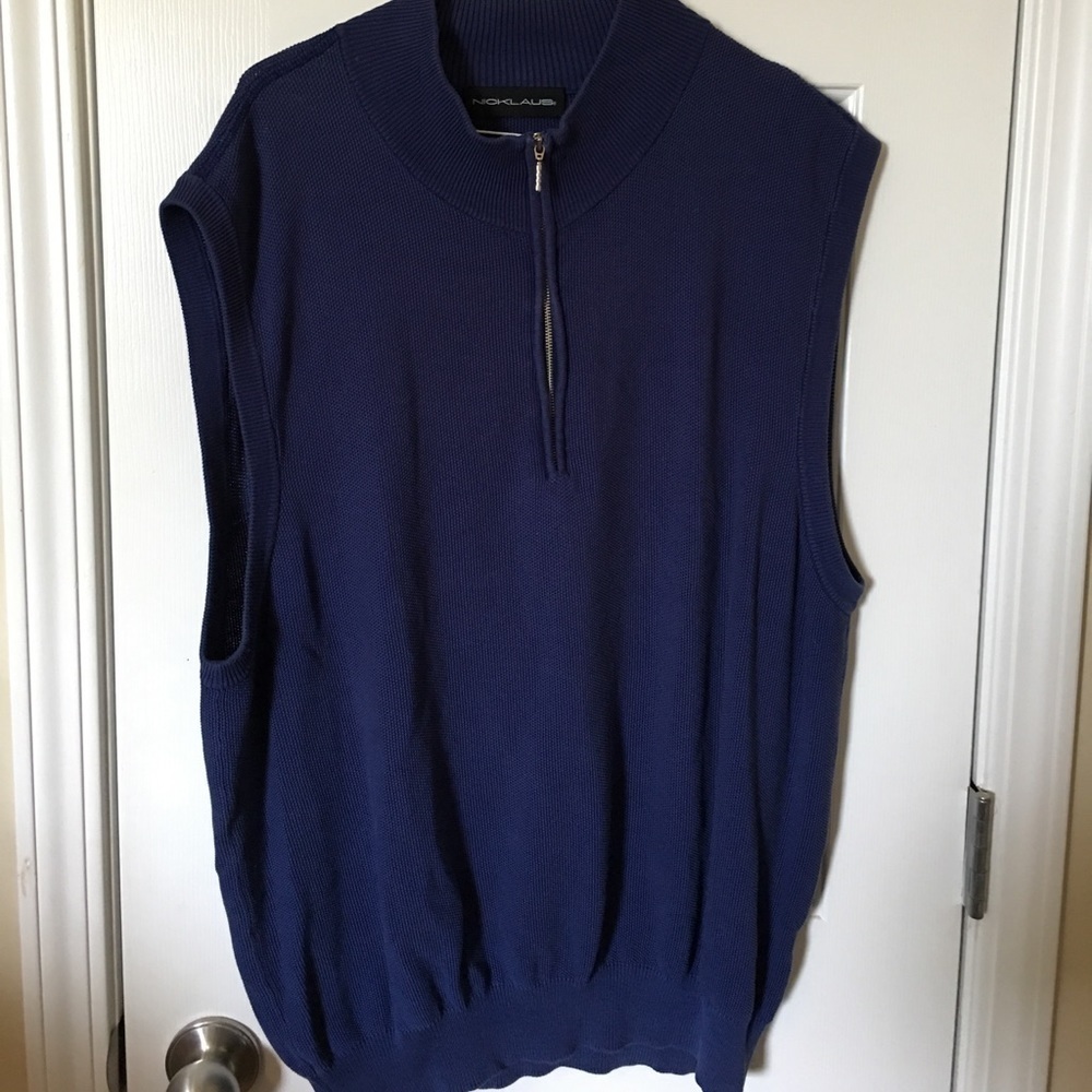 Nicklaus silk golf vest large
